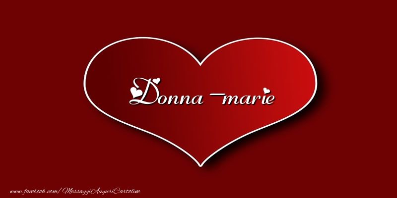 Cartoline d'amore - Amore Donna-Marie