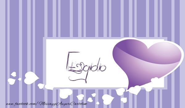 Cartoline d'amore - Cuore | Love Egidio