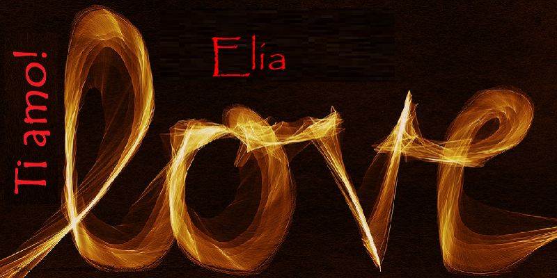 Cartoline d'amore - Ti amo Elia
