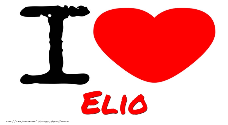 Cartoline d'amore - I Love Elio