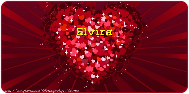  Cartoline d'amore - Cuore | Elvira