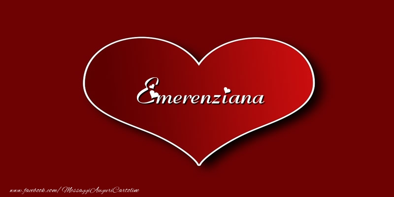 Cartoline d'amore - Amore Emerenziana