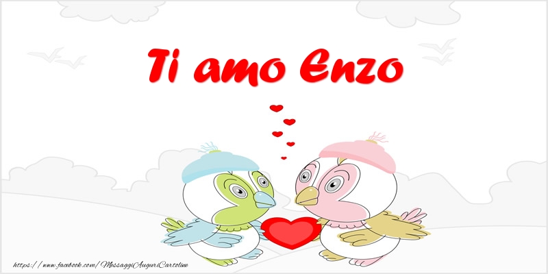 Cartoline d'amore - Ti amo Enzo