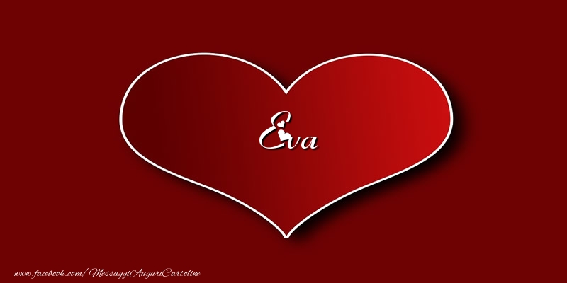 Cartoline d'amore - Amore Eva