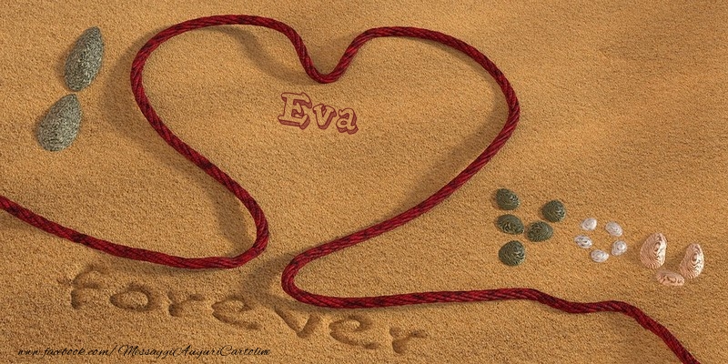 Cartoline d'amore - Eva I love you, forever!