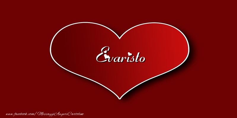Cartoline d'amore - Amore Evaristo