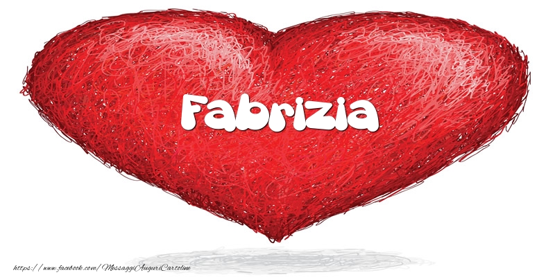 Cartoline d'amore -  Fabrizia nel cuore