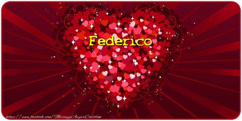 Cartoline d'amore - Cuore | Federico