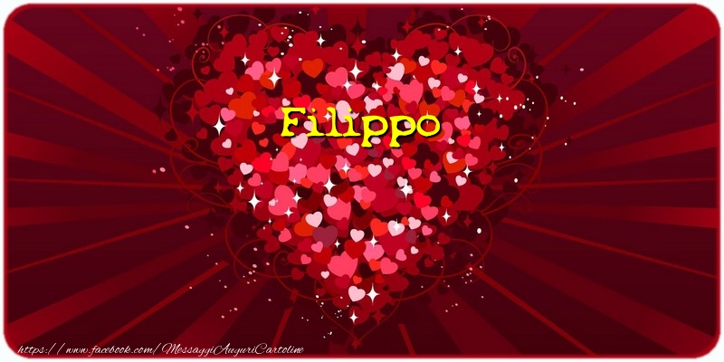  Cartoline d'amore - Cuore | Filippo