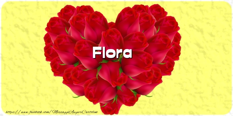 Cartoline d'amore - Cuore | Flora