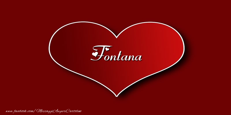 Cartoline d'amore - Cuore | Amore Fontana