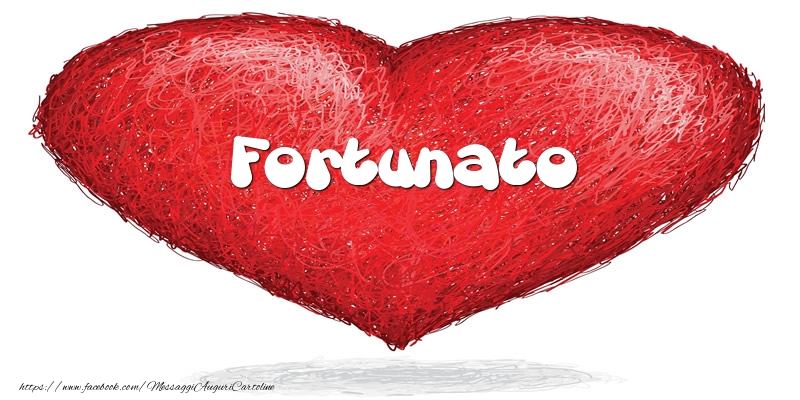 Cartoline d'amore -  Fortunato nel cuore