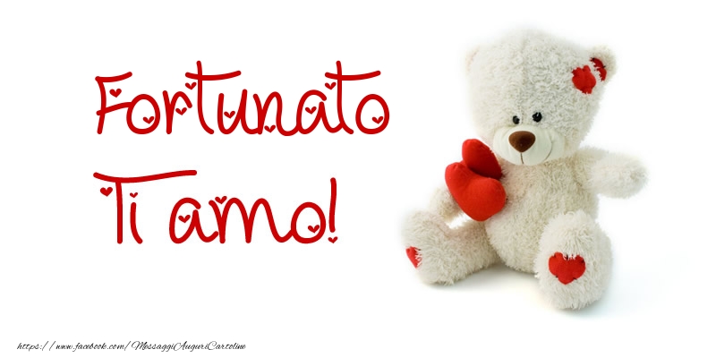 Cartoline d'amore - Animali & Animazione & Cuore & Orsi | Fortunato Ti amo!