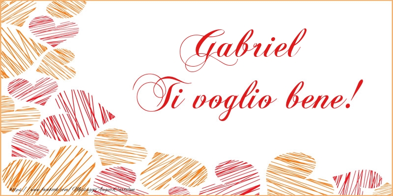 Cartoline d'amore - Cuore | Gabriel Ti voglio bene!
