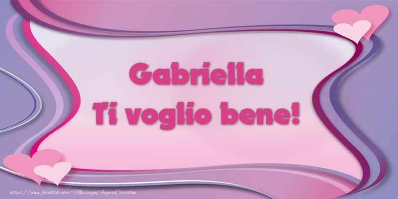 Cartoline d'amore - Cuore | Gabriella Ti voglio bene!
