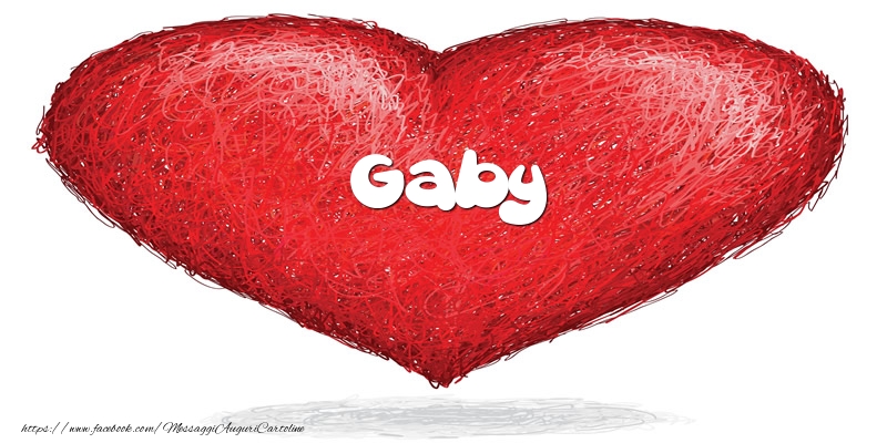 Cartoline d'amore -  Gaby nel cuore