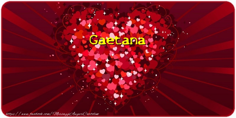 Cartoline d'amore - Cuore | Gaetana