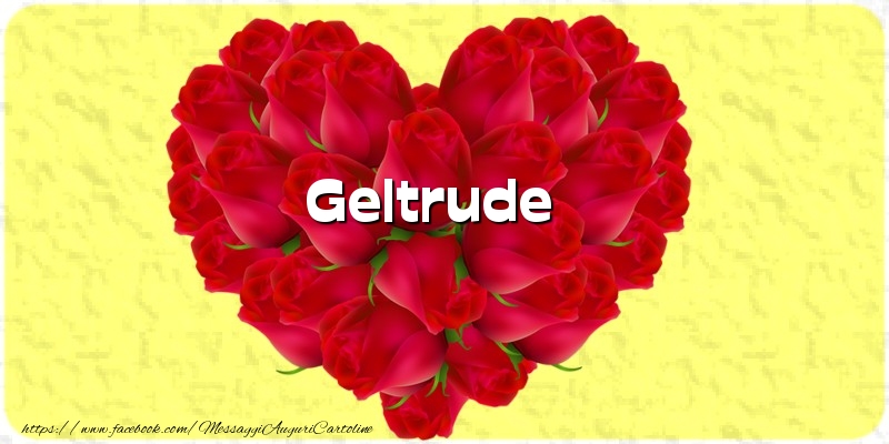 Cartoline d'amore - Cuore | Geltrude