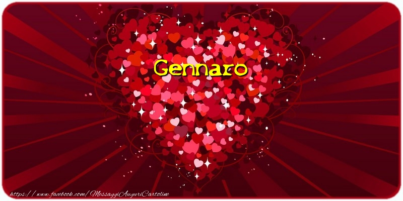 Cartoline d'amore - Cuore | Gennaro