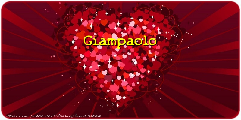 Cartoline d'amore - Cuore | Giampaolo