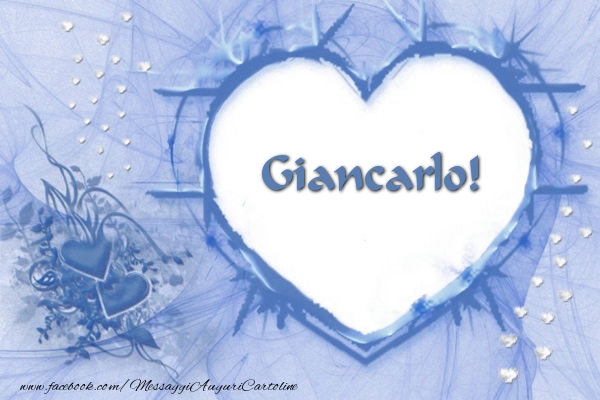 Cartoline d'amore - Cuore | Love Giancarlo