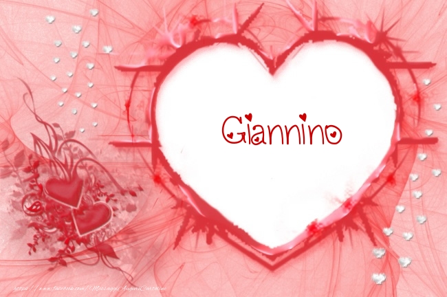 Cartoline d'amore - Cuore | Love Giannino!