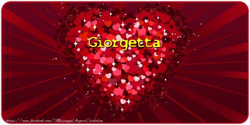 Cartoline d'amore - Cuore | Giorgetta