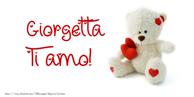 Cartoline d'amore - Giorgetta Ti amo!