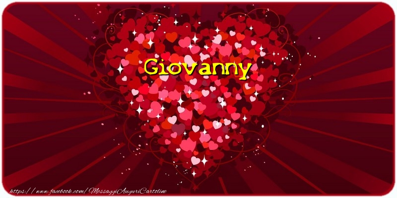 Cartoline d'amore - Cuore | Giovanny