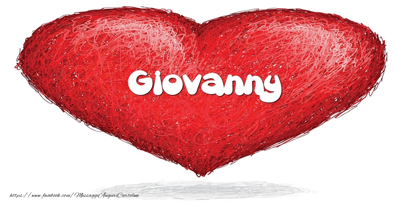 Cartoline d'amore -  Giovanny nel cuore