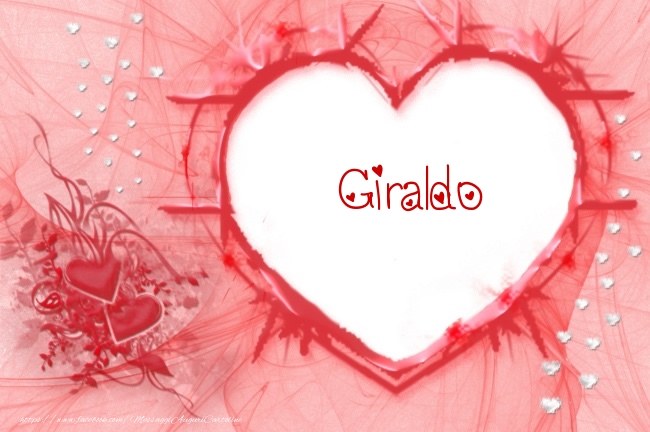 Cartoline d'amore - Cuore | Love Giraldo!