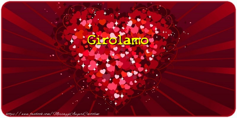  Cartoline d'amore - Cuore | Girolamo