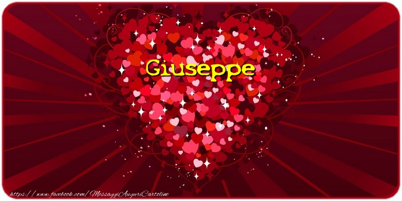 Cartoline d'amore - Cuore | Giuseppe