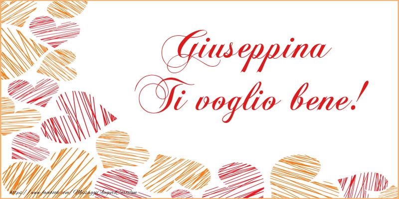 Cartoline d'amore - Giuseppina Ti voglio bene!
