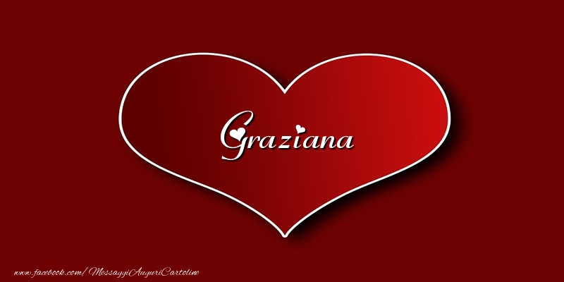 Cartoline d'amore - Cuore | Amore Graziana