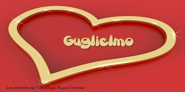  Cartoline d'amore - Cuore | Love Guglielmo