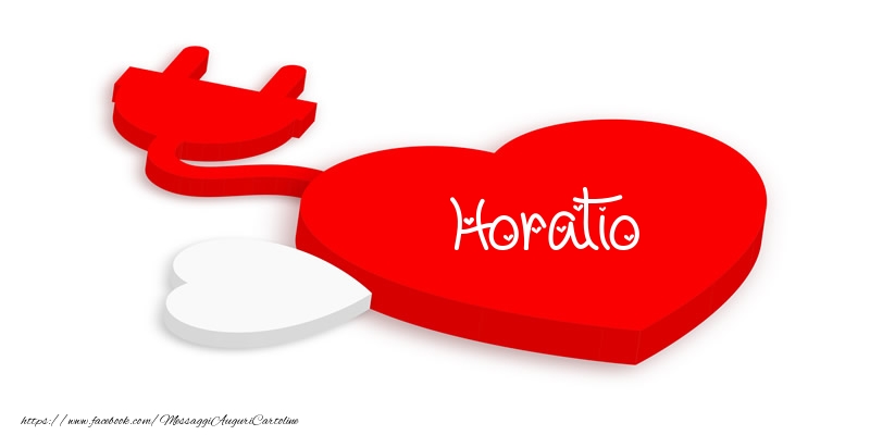Cartoline d'amore - Cuore | Love Horatio