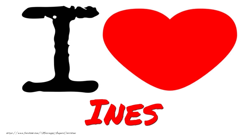 Cartoline d'amore - I Love Ines