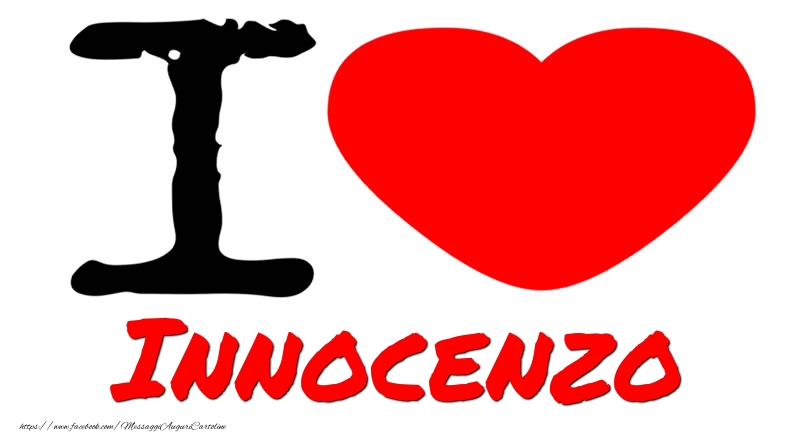 Cartoline d'amore - Cuore | I Love Innocenzo