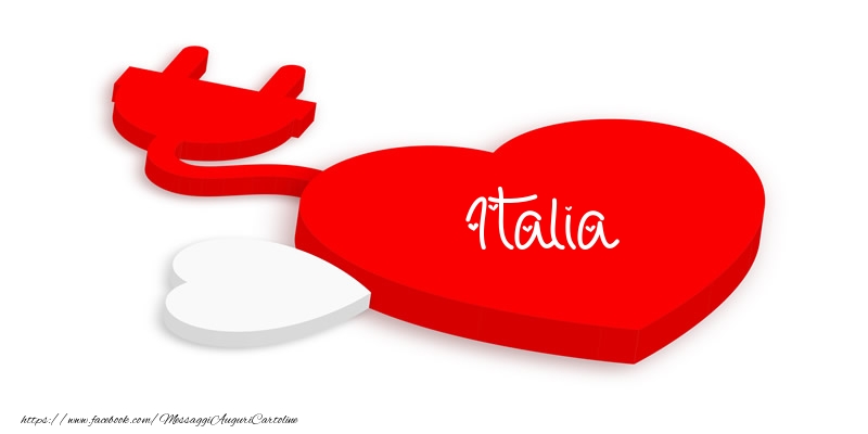 Cartoline d'amore - Cuore | Love Italia