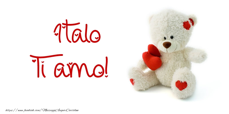 Cartoline d'amore - Animali & Animazione & Cuore & Orsi | Italo Ti amo!