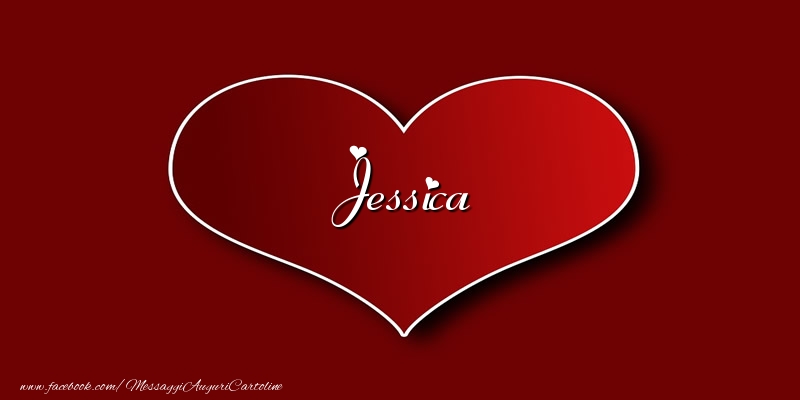 Cartoline d'amore - Amore Jessica