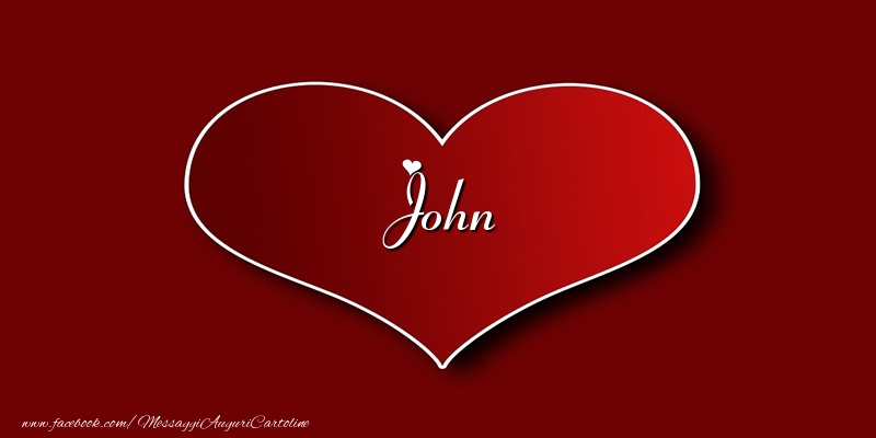 Cartoline d'amore - Amore John