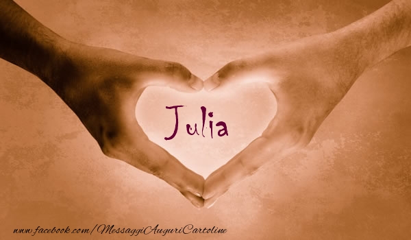 Cartoline d'amore - Cuore | Julia