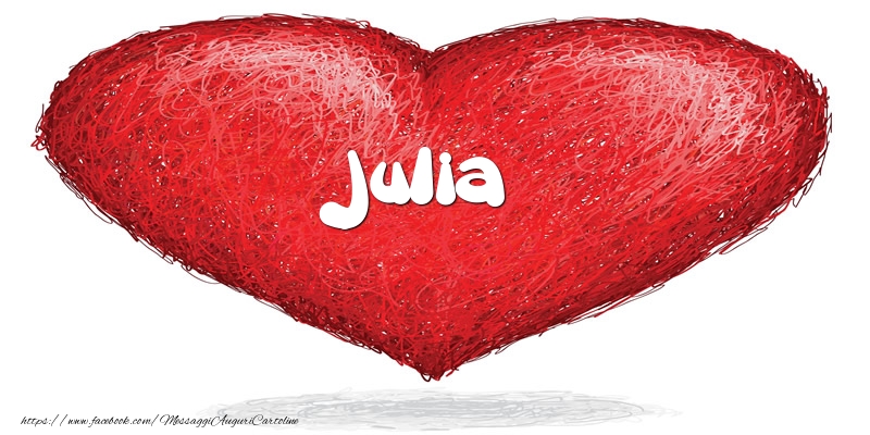 Cartoline d'amore -  Julia nel cuore