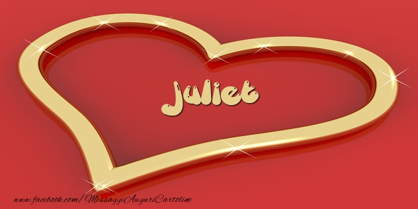 Cartoline d'amore - Cuore | Love Juliet