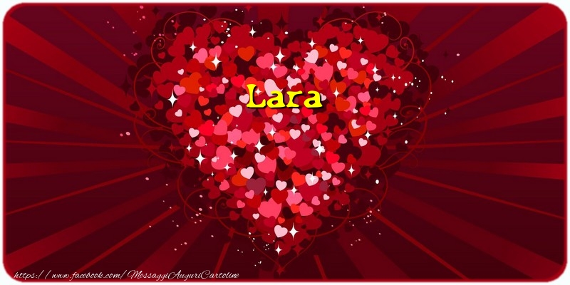 Cartoline d'amore - Cuore | Lara
