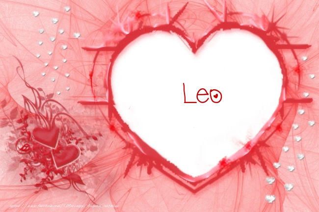 Cartoline d'amore - Cuore | Love Leo!