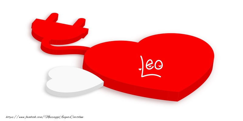 Cartoline d'amore - Cuore | Love Leo
