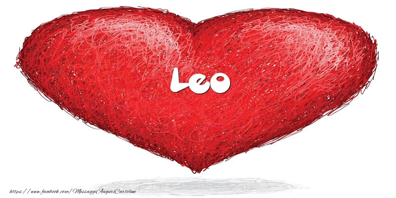 Cartoline d'amore -  Leo nel cuore